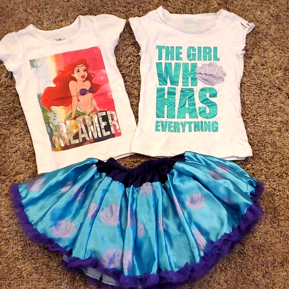 Disney Other - Size 4/5 Little Mermaid outfit